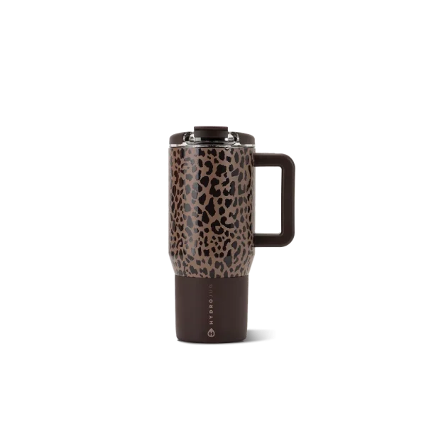Brown Leopard - Coffee Traveler 20oz